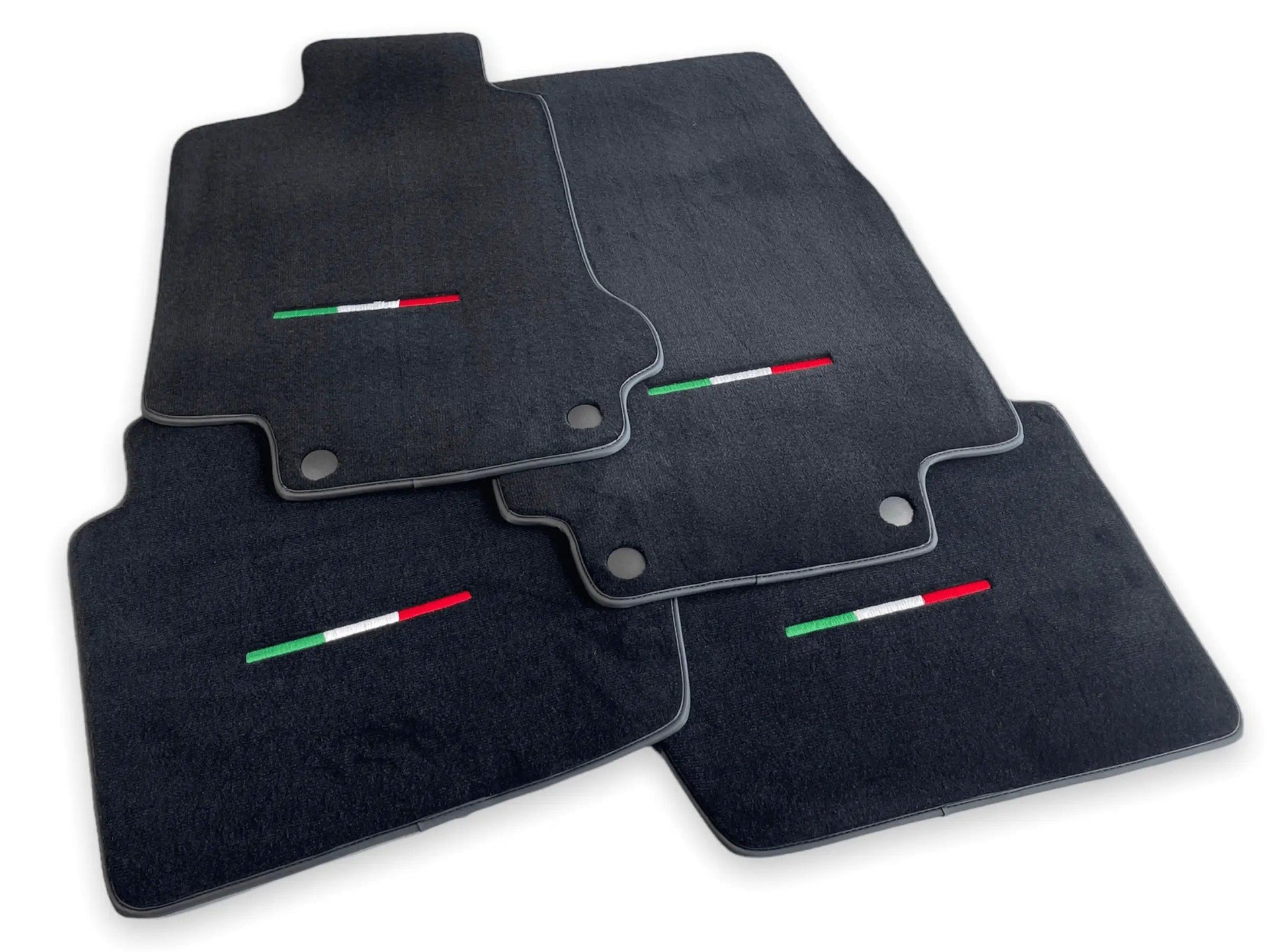 Floor Mats For Maserati GranTurismo Sport (2012-2019) Black IT Edition - AutoWin