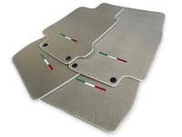 Floor Mats For Maserati GranTurismo Sportline (2009-2019) Beige IT Edition - AutoWin