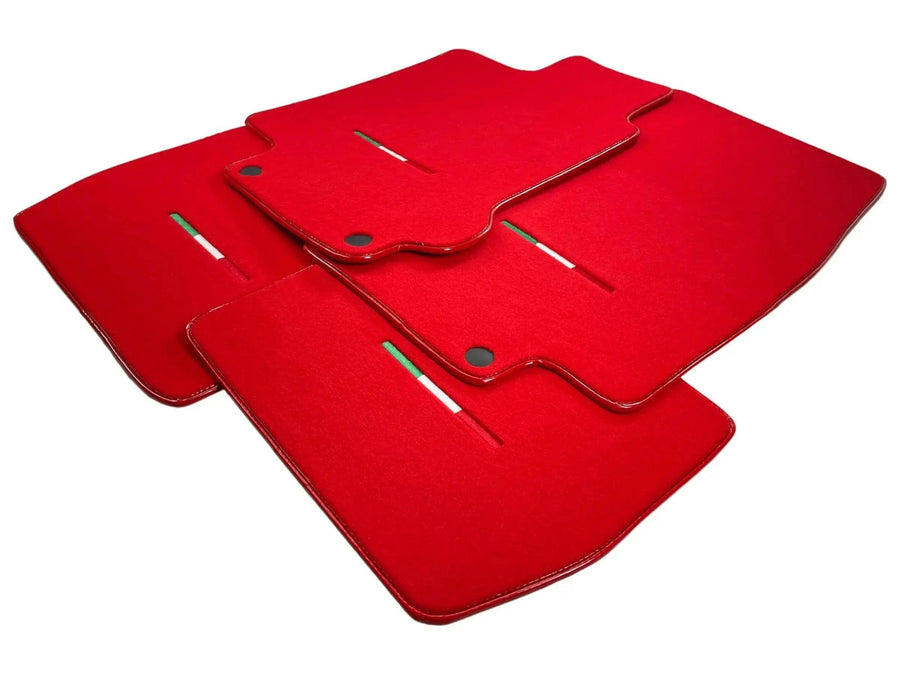 Floor Mats For Maserati GranTurismo Sportline (2009-2019) Red IT Edition - AutoWin