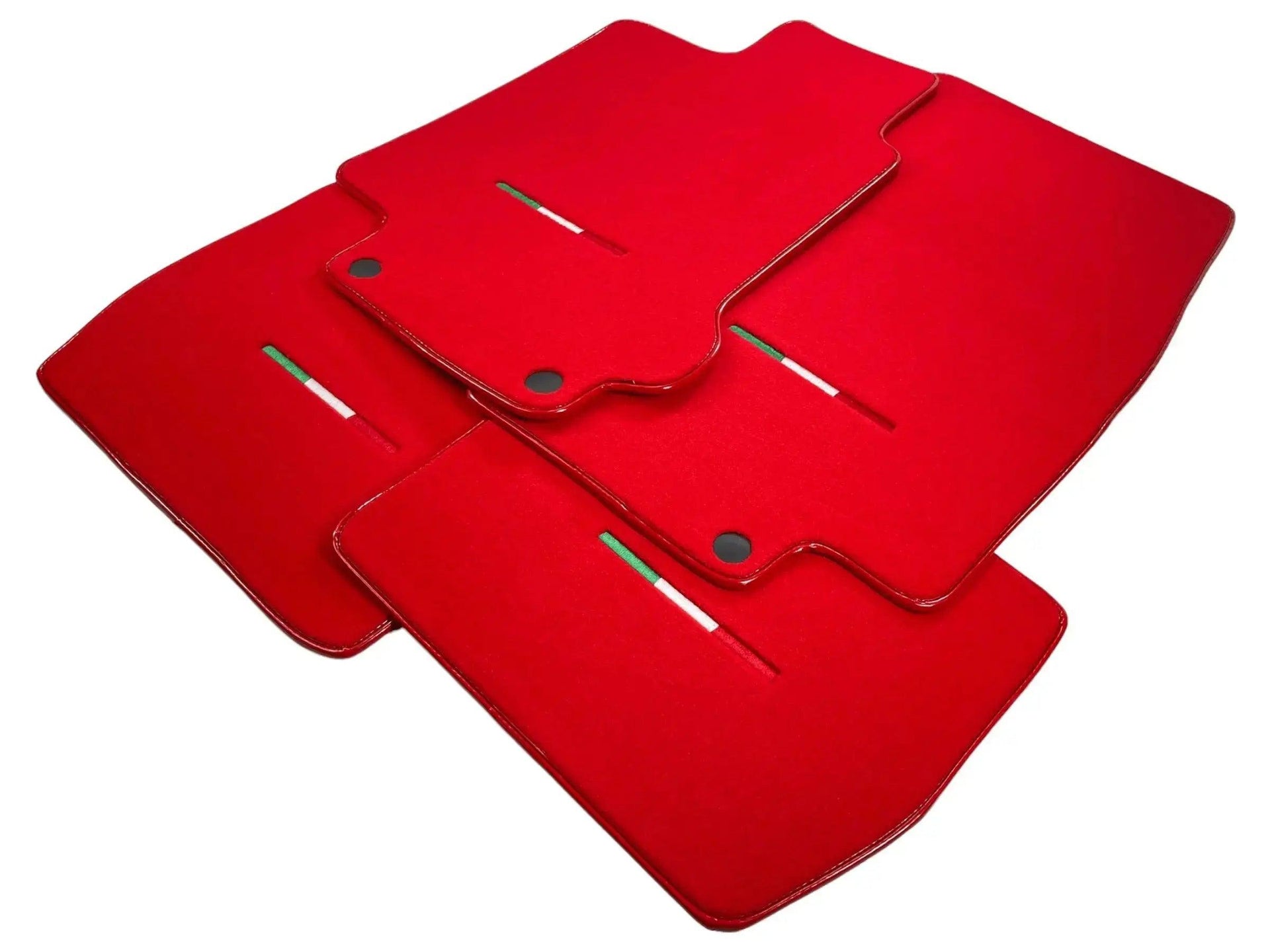 Floor Mats For Maserati GranTurismo Sportline (2009-2019) Red IT Edition - AutoWin