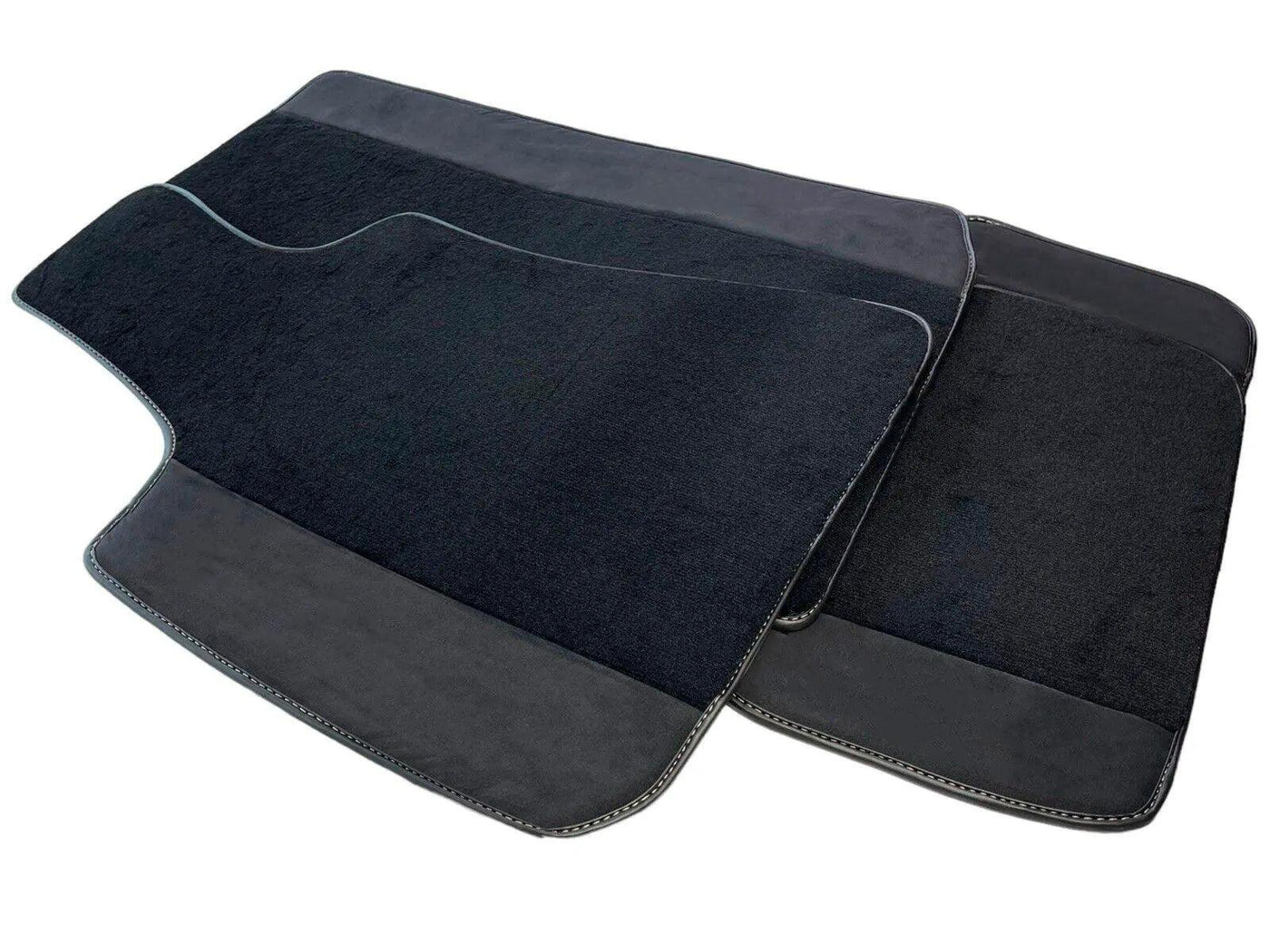 Floor Mats for Maserati GranCabrio Sport (2011-2019) with Alcantara Leather - AutoWin