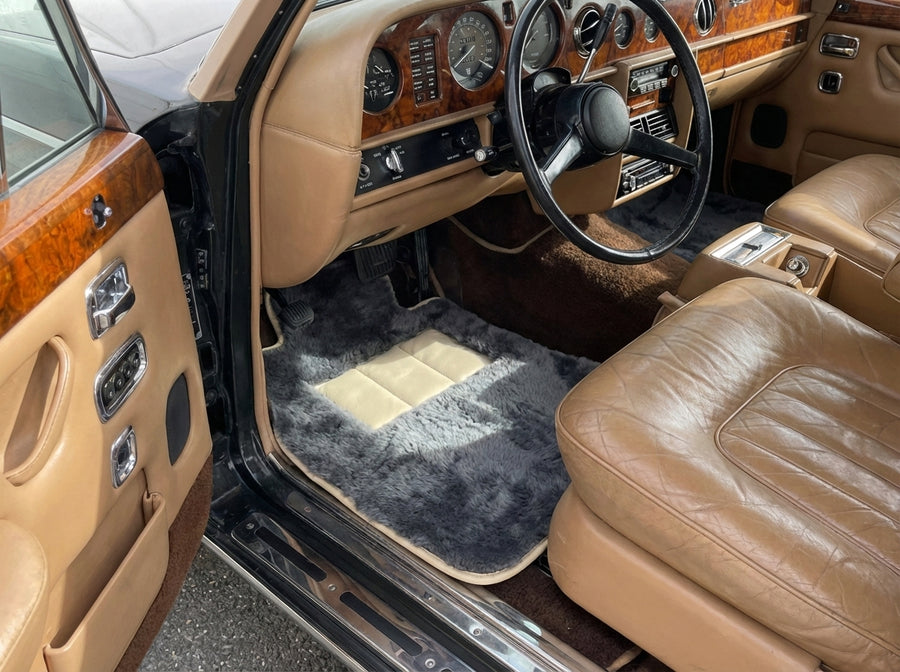سجاد سيارات جلد الخراف لسيارة Rolls Royce Wraith 2013–2023 من علامة Er56 Design