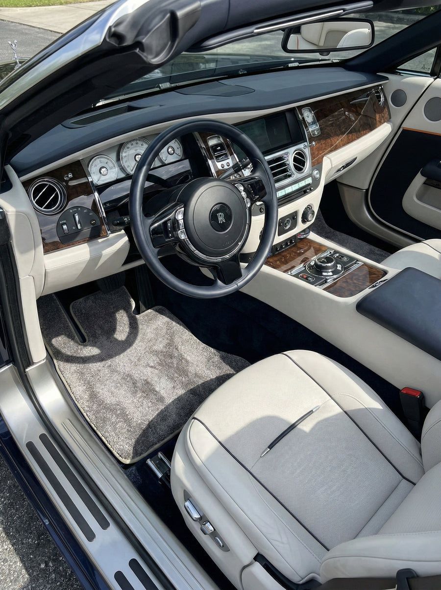 سجاد السيارات لسيارة رولز رويس داون RR6 2016-2023 بلون