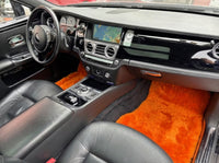 Orange Sheepskin Floor Mats For Rolls Royce Ghost Series I (2010–2020) Er56 Design Brand