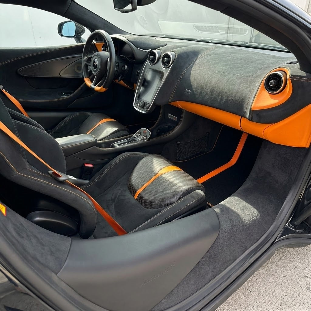 Interior look of floor mats for McLaren 570S (2015-2021) - Various Colors