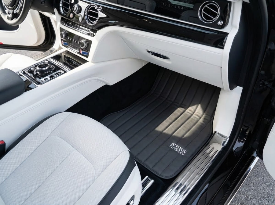 Leather Floor Mats For Rolls Royce Spectre (2023-2024) ER56 Design Brand
