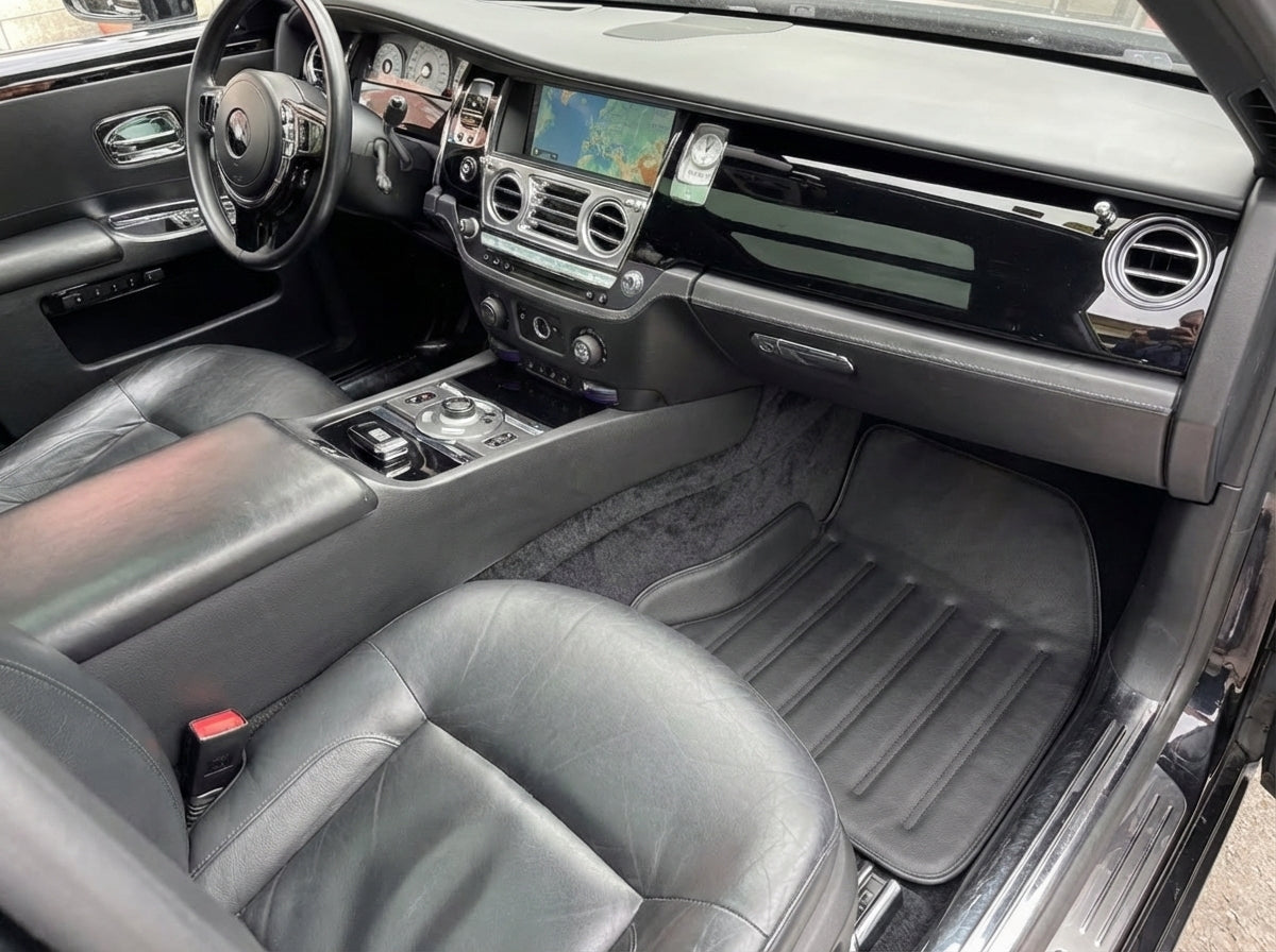 سجاد سيارات جلدية لسيارة رولز رويس بلاك بادج غاست سيريز I