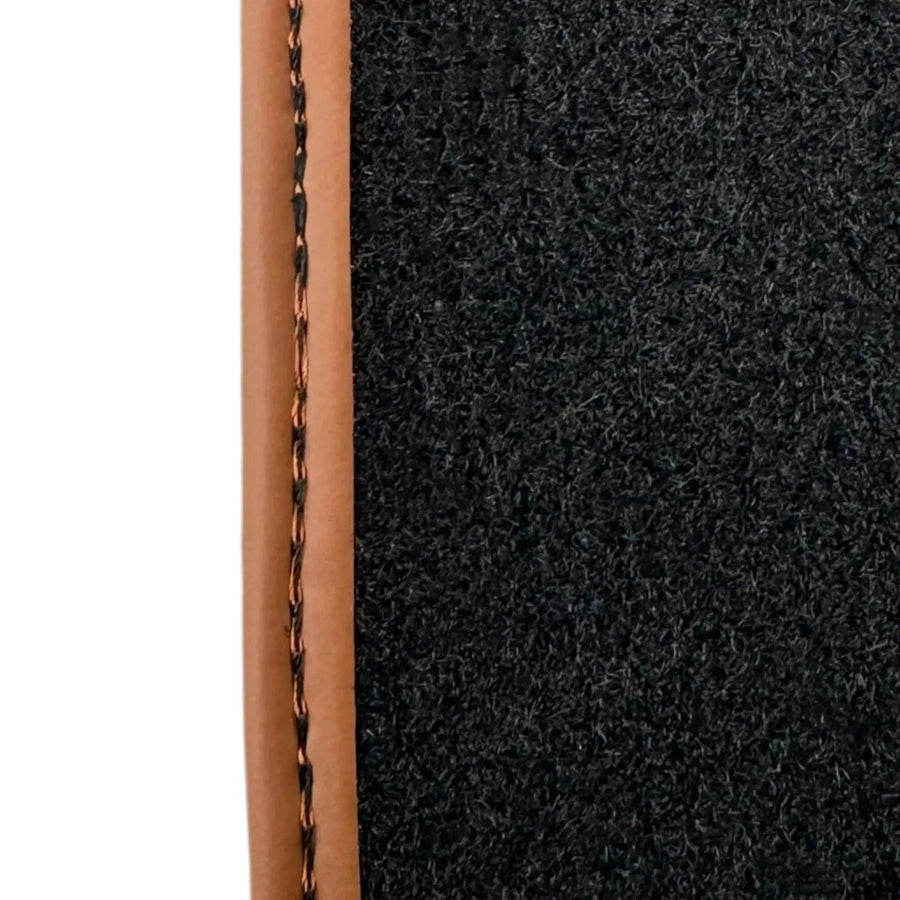 Ginger Color Sheepskin Floor Mats for Rolls-Royce Shadow (1965-1977) - AutoWin