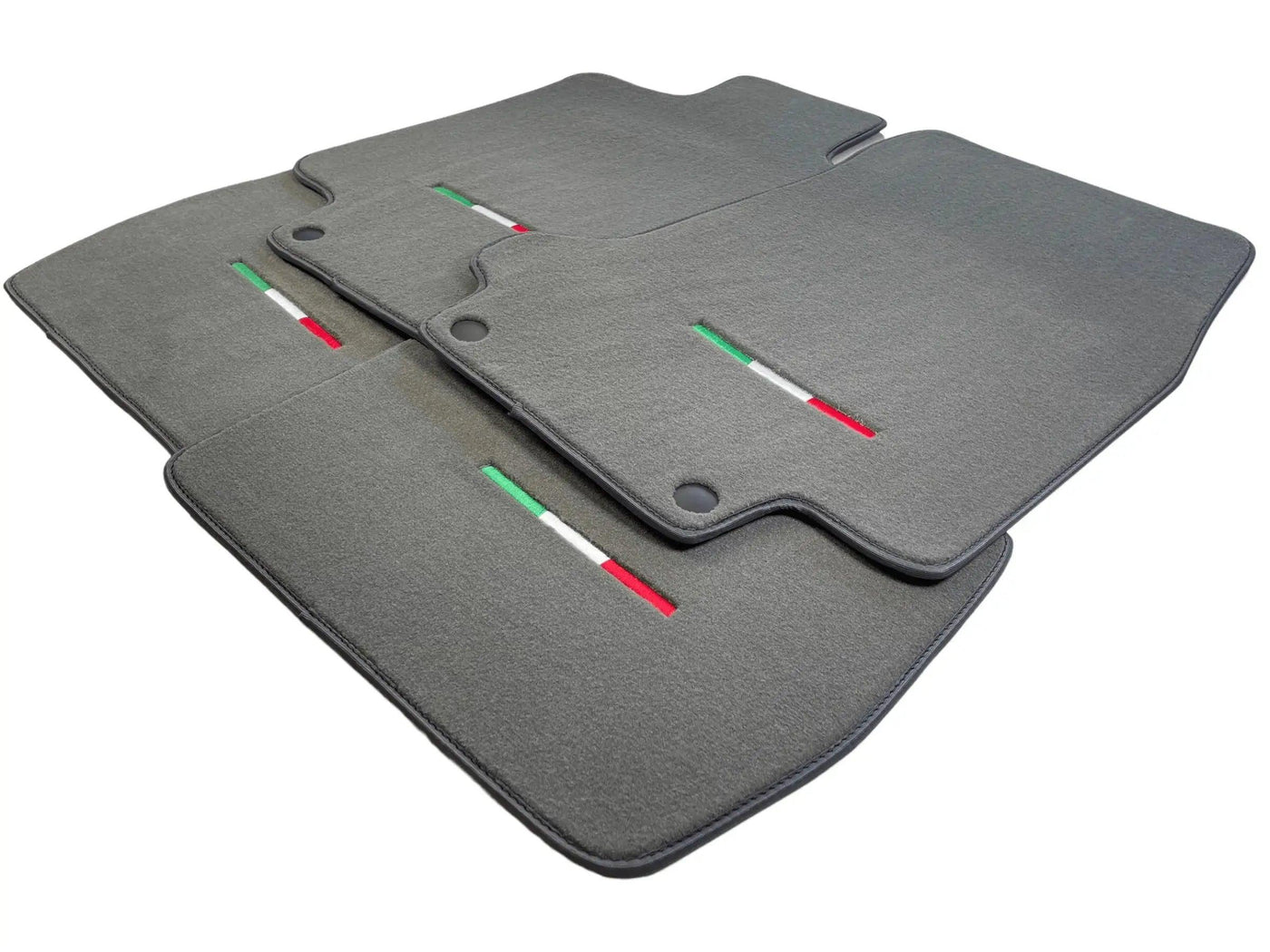 Gray Floor Mats For Maserati GranTurismo Sportline (2009-2019) IT Edition - AutoWin