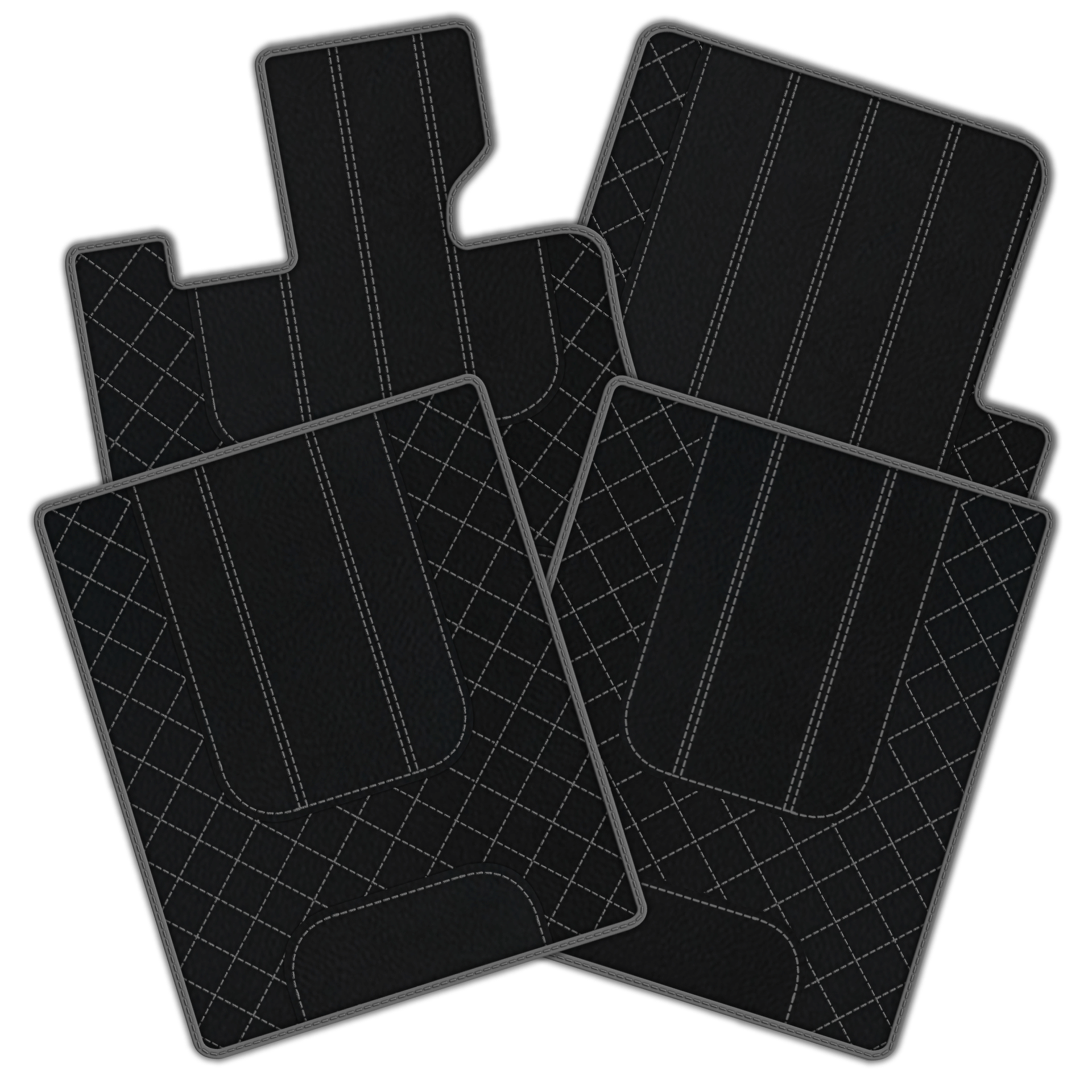 Customizable Leather Floor Mats with AW1 Pattern for Bentley Red Label RL (1998-2009) - AutoWin