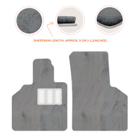 Premium Sheepskin Floor Mats for Lamborghini Aventador (2012-2022)