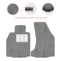 Premium Sheepskin Floor Mats for Porsche 718 Boxster (2016-2023)