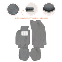 Sheepskin Floor Mats for Porsche 911 - 964 (1989-1994) - Sheepskin Length, Various Color Options