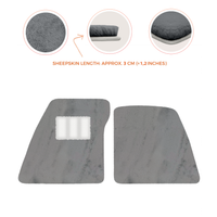 Premium Sheepskin Floor Mats for Ferrari 296 GTS (2022-2025)
