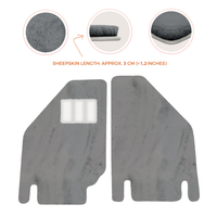 Premium Sheepskin Floor Mats for Ferrari Purosangue (2023-2024)