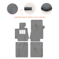 Luxurious Premium Sheepskin Floor Mats for Bentley Arnage (1998-2009)