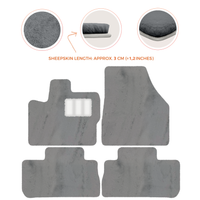 Premium Sheepskin Floor Mats for 2003-2007 Land Rover Freelander