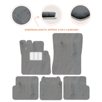Premium Sheepskin Floor Mats for Ferrari 296 GTS (2022-2025)