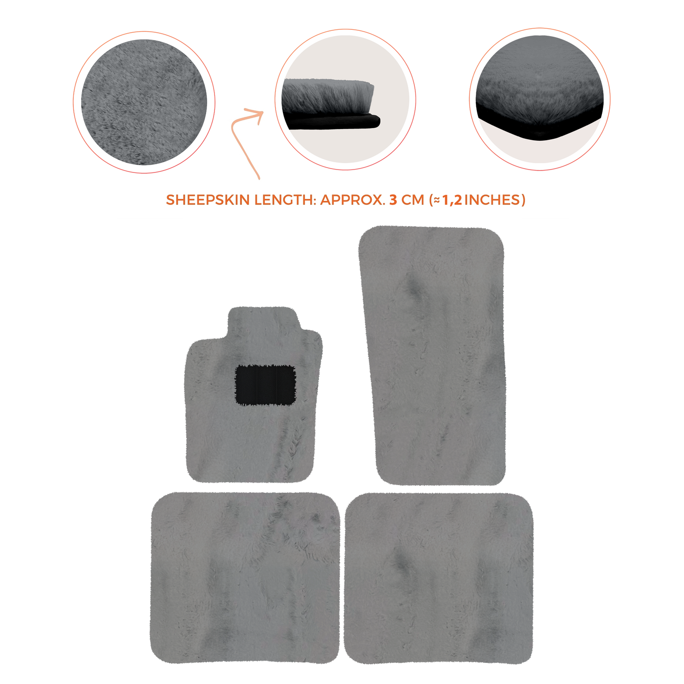 Premium Sheepskin Floor Mats for Bentley Bentayga (2015-2023)