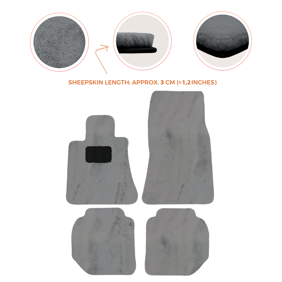 Luxury Sheepskin Floor Mats for Rolls-Royce Ghost Series I (2010-2014)