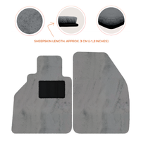 Premium Sheepskin Floor Mats for Porsche 986 Boxster (1996-2004)
