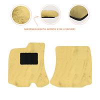 Premium Sheepskin Floor Mats for Bentley Arnage RL (1998-2009)