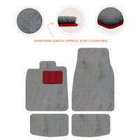 Premium Sheepskin Floor Mats for Porsche Panamera (2009-2016)