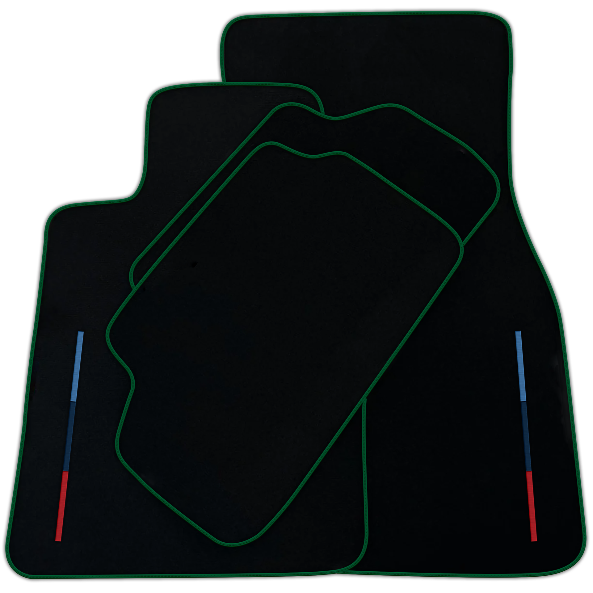 Black Floor Mats for BMW i8 Series l12 I15 | Various Trim Colors