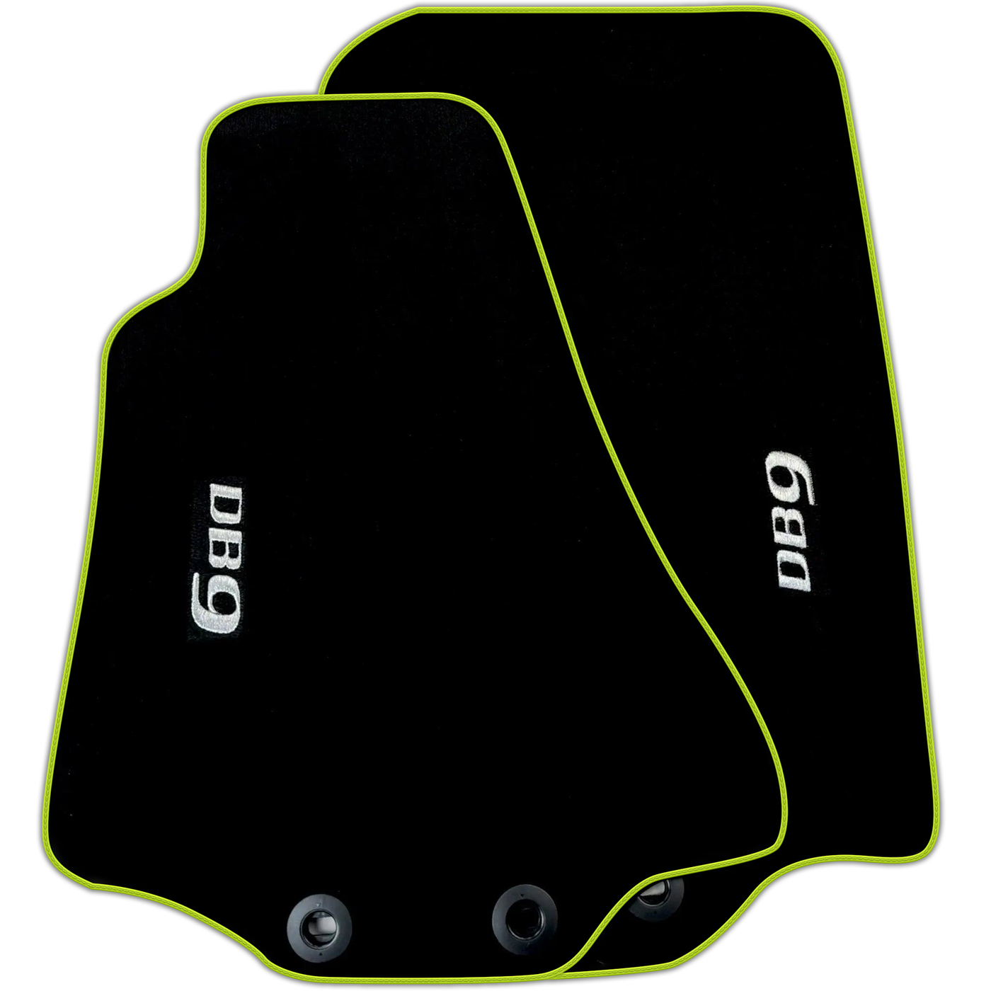 Black Floor Mats for Aston Martin DB9 Volante (2004-2016) Convertible Various Trim Colors