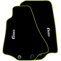 Black Floor Mats for Aston Martin DB9 Volante (2004-2016) Convertible Various Trim Colors