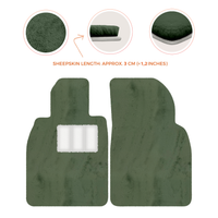 Premium Sheepskin Floor Mats for Porsche Cayenne (2018-2023)