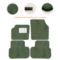 Luxury Sheepskin Floor Mats for Aston Martin V8 Coupe (1996-2000)