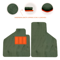 Premium Sheepskin Floor Mats for Lamborghini Aventador (2012-2022)