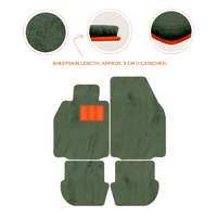 Premium Luxury Sheepskin Floor Mats for Porsche 911 (2004-2012)