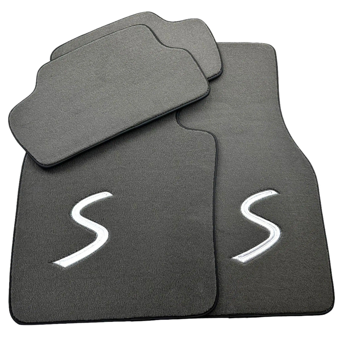 Grey Floor Mats for Mini Cabrio F57 Convertible (2016-2023) - AutoWin