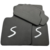 Grey Floor Mats for Mini Cabrio R52 Convertible (2004-2009) - AutoWin