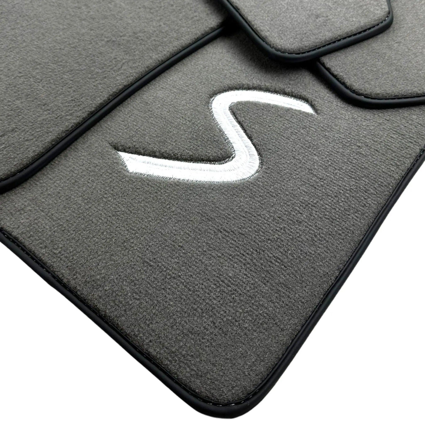 Grey Floor Mats for Mini Cabrio R52 Convertible (2004-2009) - AutoWin