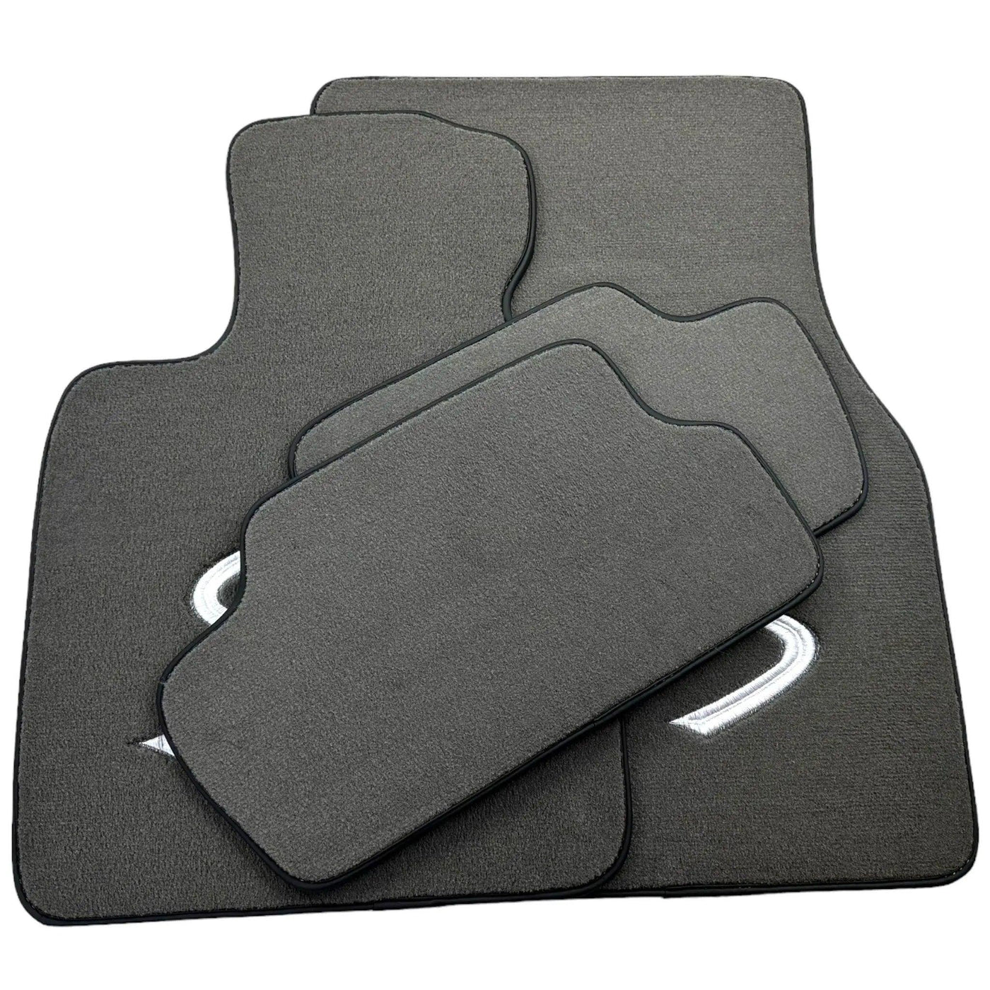 Grey Floor Mats for Mini Cabrio R56 Convertible (2009-2016) - AutoWin
