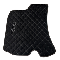 Premium Black Leather Floor Mats for Ferrari Portofino 2018-2023