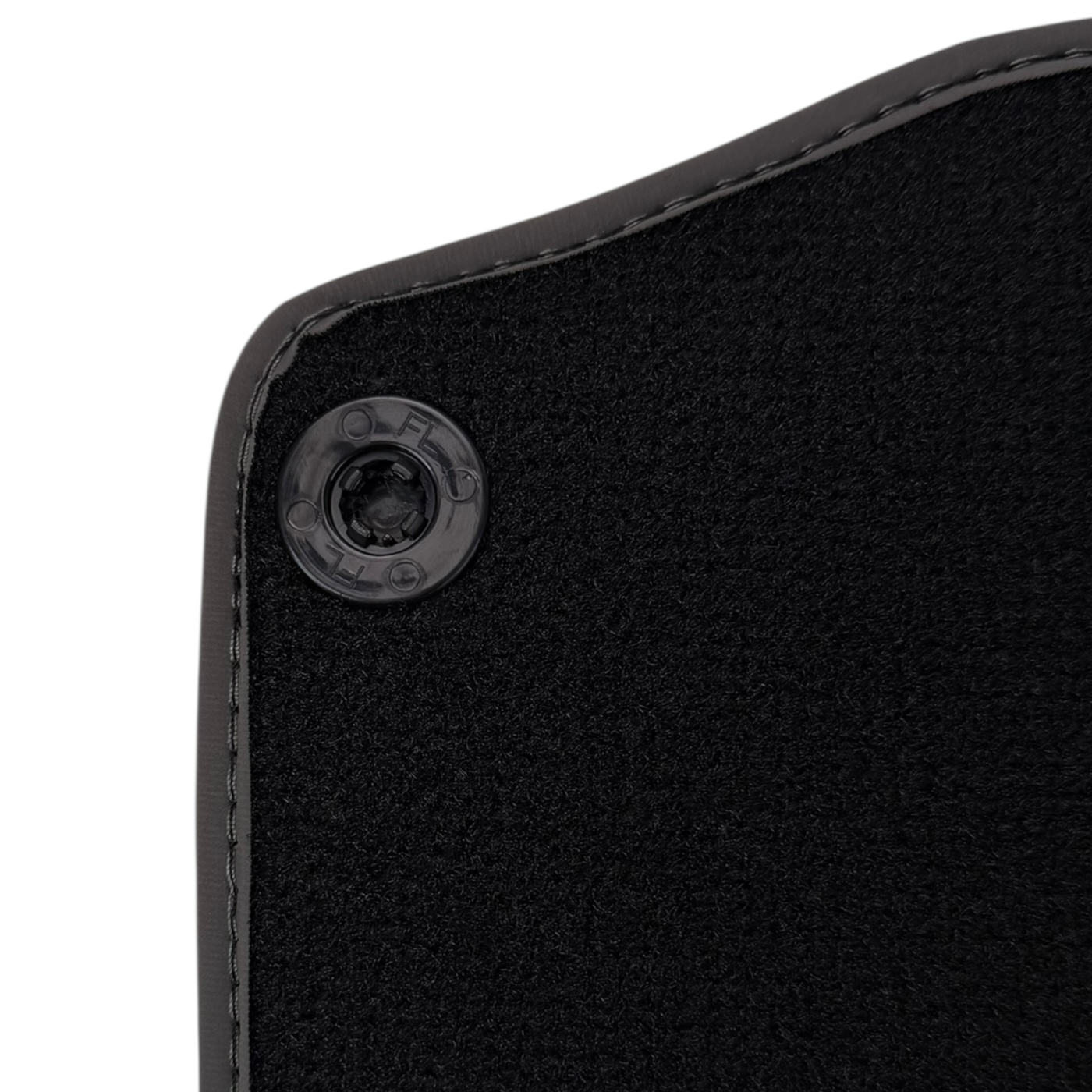 Premium Black Leather Floor Mats for Ferrari Portofino 2018-2023