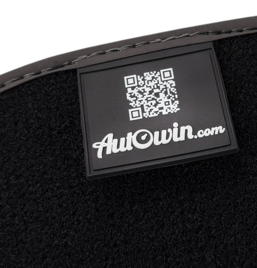 Premium Black Leather Floor Mats for Ferrari Portofino 2018-2023