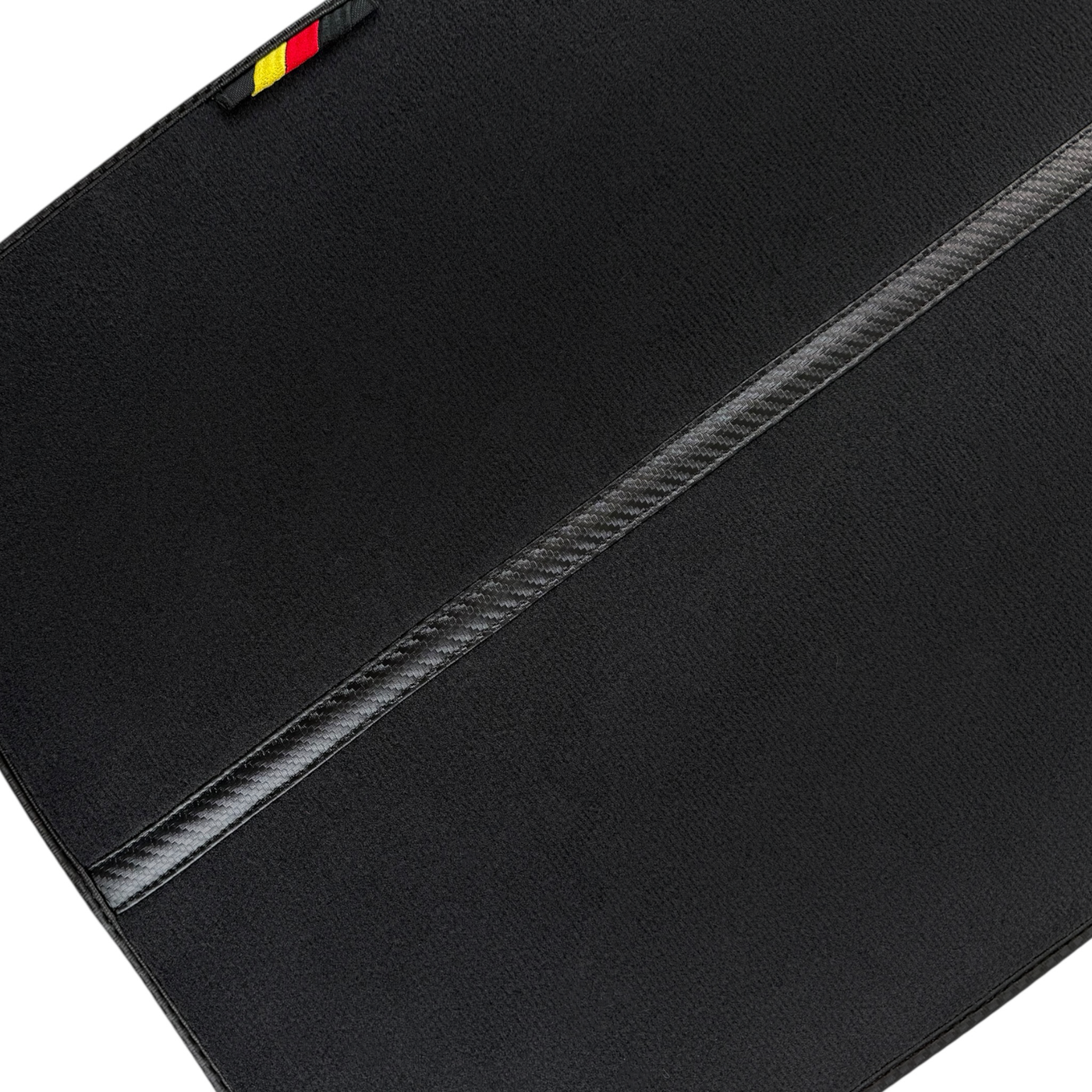 Black Floor Mats for BMW 3 Series G20 4-door Sedan (2019-2024) with Carbon Fiber Details