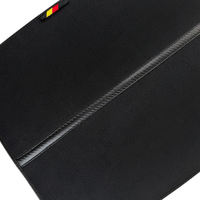 Black Floor Mats for BMW 3 Series G20 4-door Sedan (2019-2024) with Carbon Fiber Details