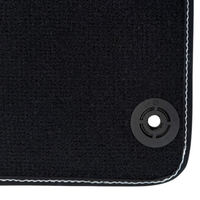  Lamborghini Huracan Floor Mats with Italian Flag and Logo in Orange Embroidery