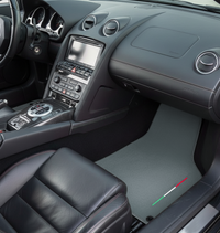 حصائر سيارات مخصصة لسيارة لامبورجيني غالاردو باللون الرمادي