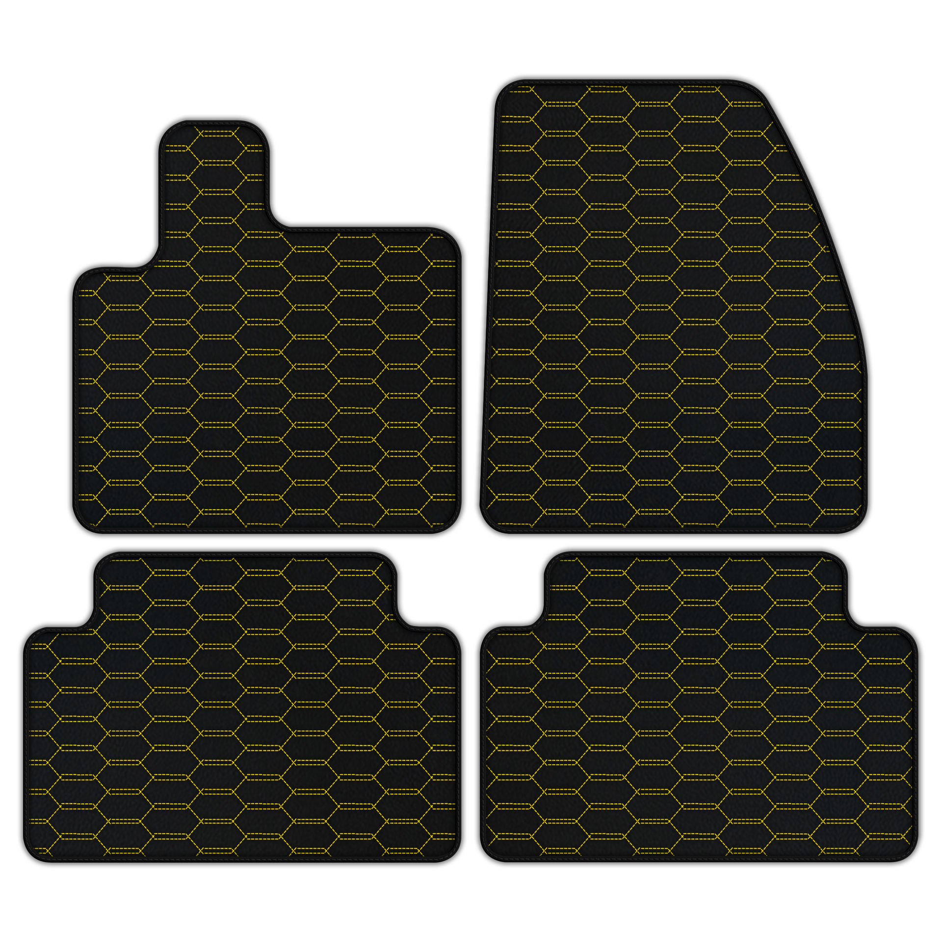 Stylish Custom Leather Floor Mats for Range Rover Evoque 2019-2024