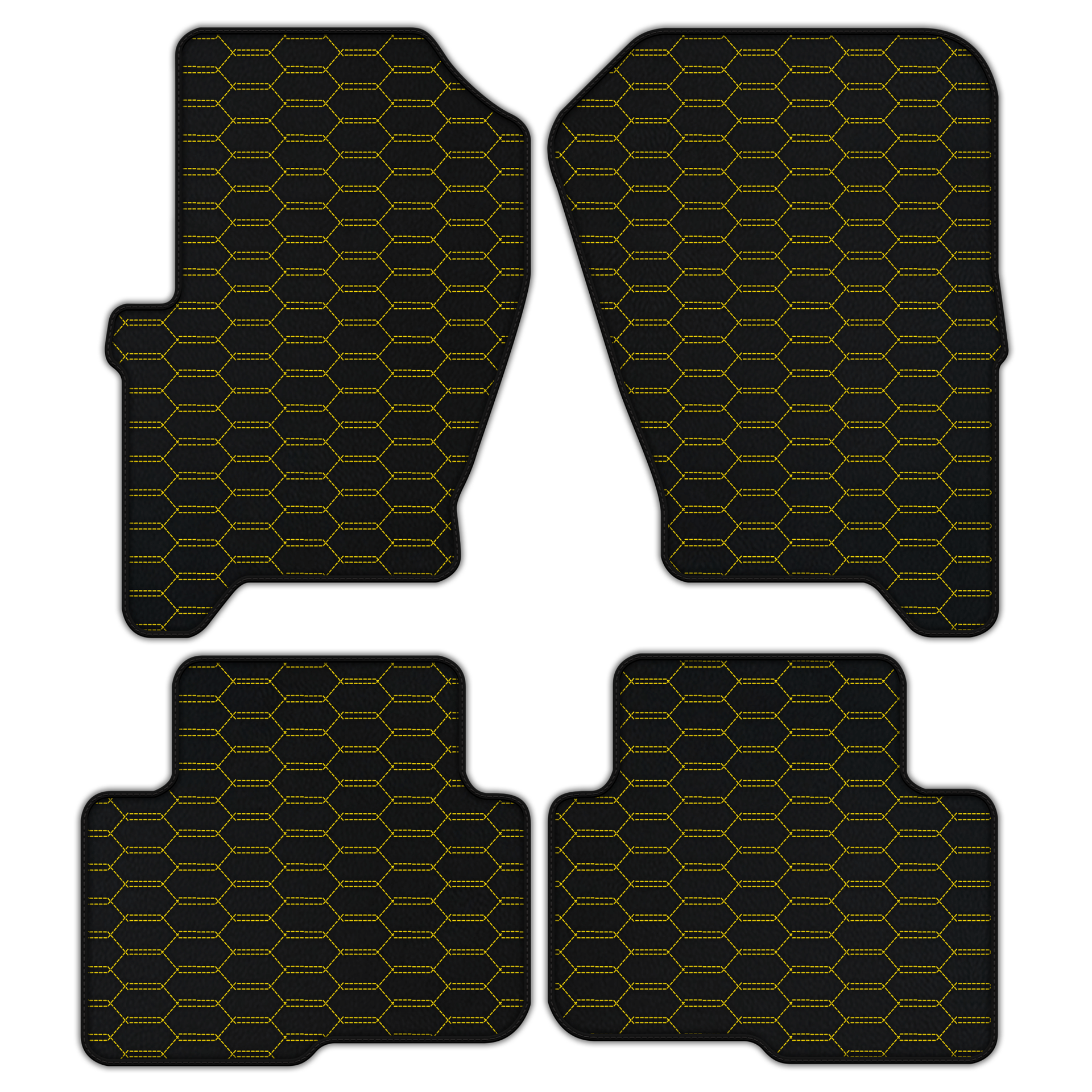 Customizable Leather Floor Mats for Land Rover Discovery 2004-2009