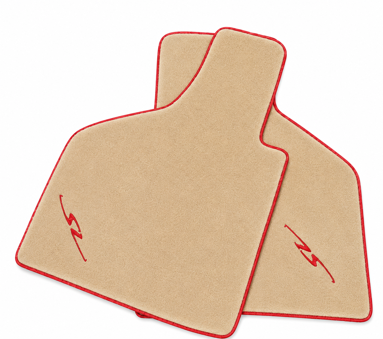 Black Floor Mats for Lamborghini Diablo (1990-2001) - Red Trim SV AutoWin Brand