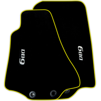 Black Floor Mats for Aston Martin DB9 Volante (2004-2016) Convertible Various Trim Colors