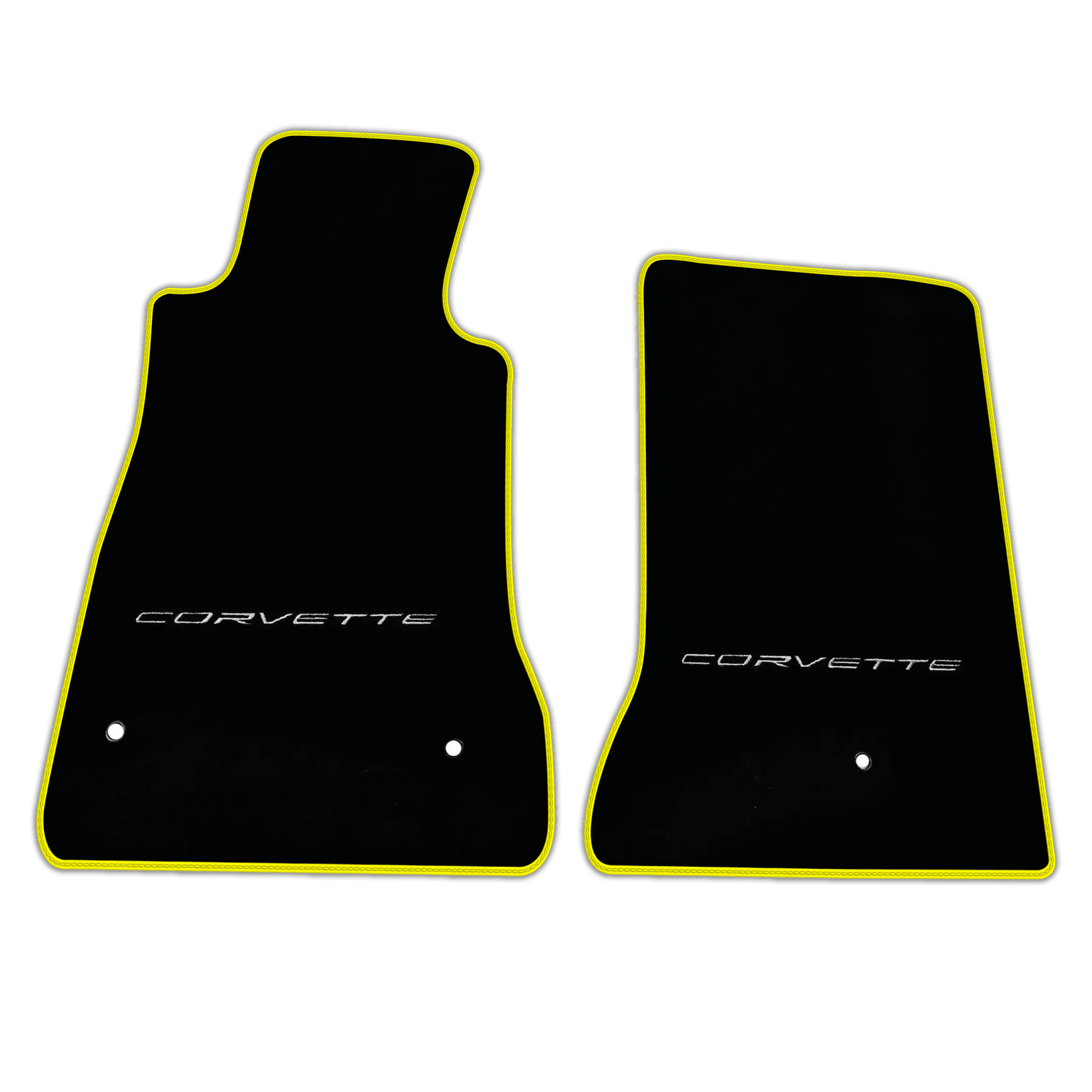Black Floor Mats for Chevrolet Corvette C6 (2005-2013) | Various Trim Colors